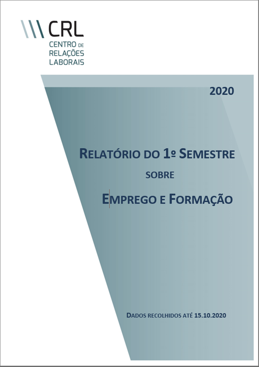 Relatório Emprego e Formação Profissional - 1º semestre 2020