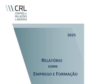 Relatório anual Emprego e Formação Profissional - 2025